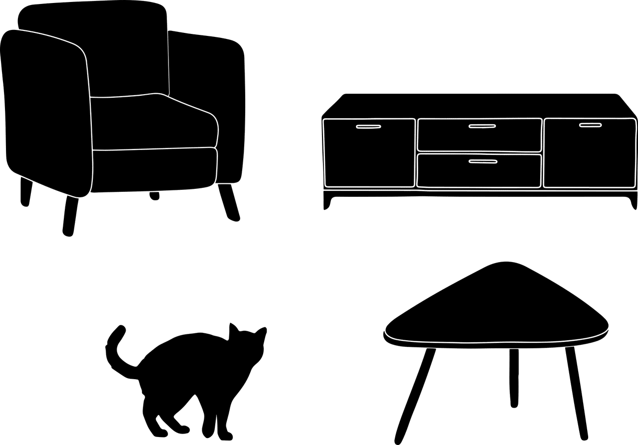 סוגים שונים של רהיטים